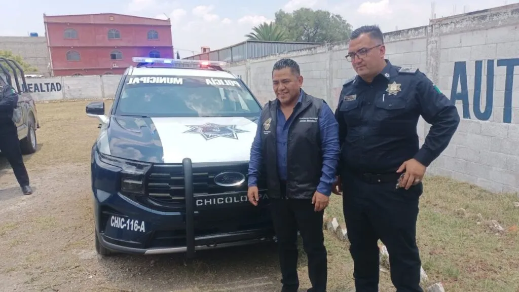 Chicoloapan entrega nuevas patrullas para reforzar seguridad