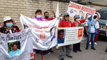 Caravana mexiquense por “los injustamente presos” llega a Zinacantepec