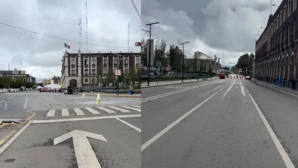 Cerrada circulación en el centro de Toluca por manifestación