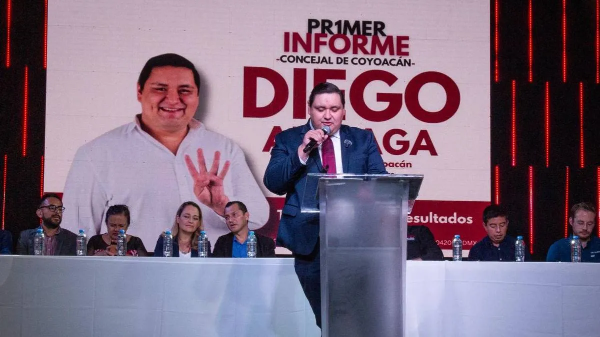 Concejal de Coyoacán Diego Arteaga rinde primer Informe de Actividades