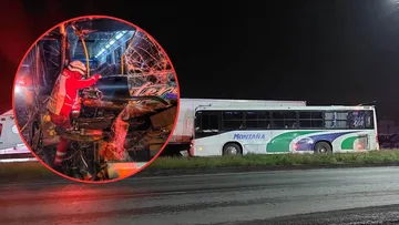Accidente entre autobús y tráiler deja 18 lesionados leves en la Toluca-Naucalpan