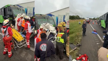 Cierran el Circuito Exterior Mexiquense tras choque múltiple
