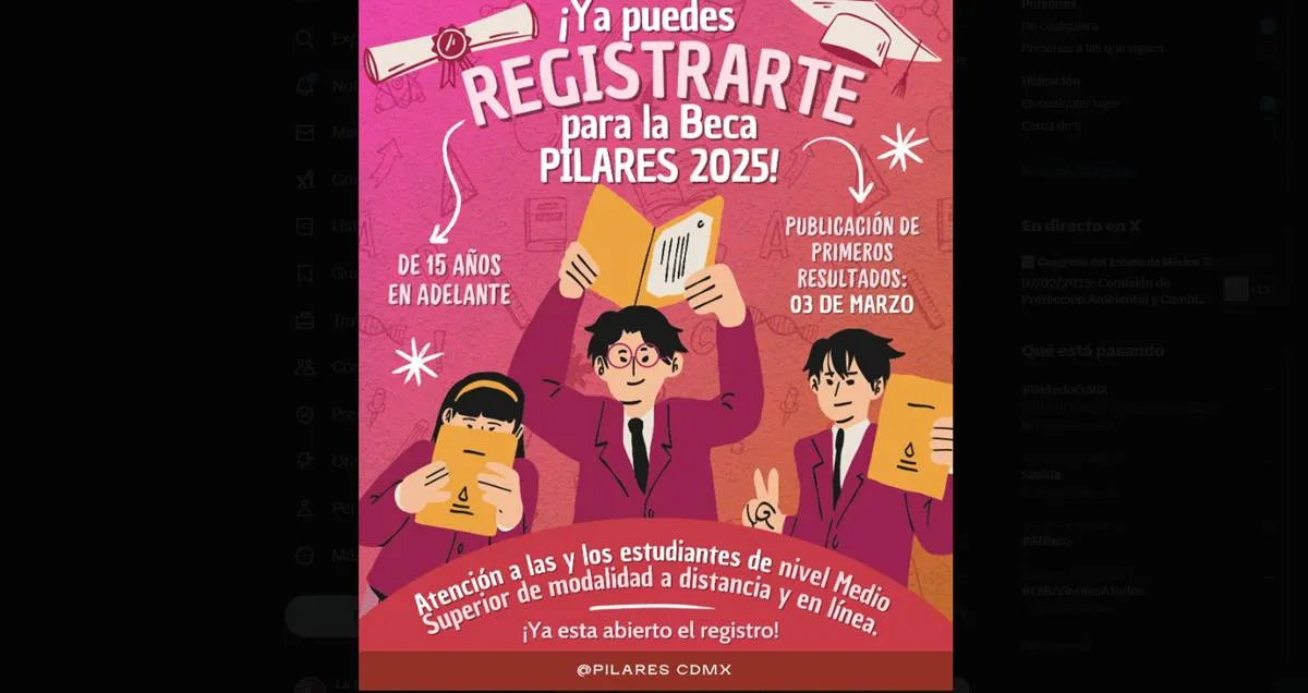 Beca Pilares: Obtén apoyo y termina tu prepa en CDMX