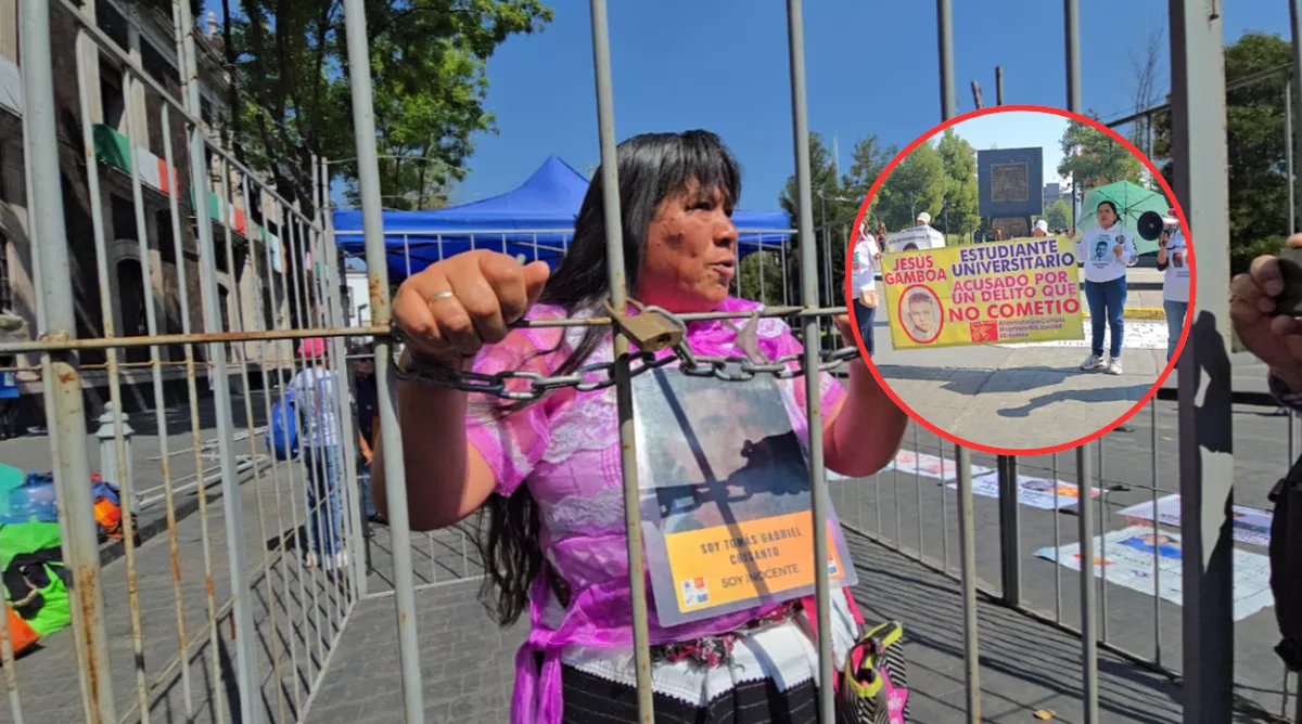 Caso Tomás Crisanto: Protestan en Toluca por retraso en amnistía de indígena otomí