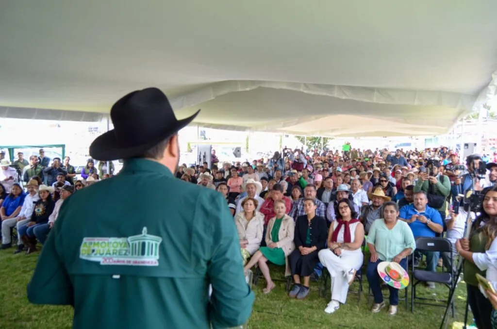Cumple Adolfo Solís compromiso con Mina México y fortalece lazos con Toluca en obra regional