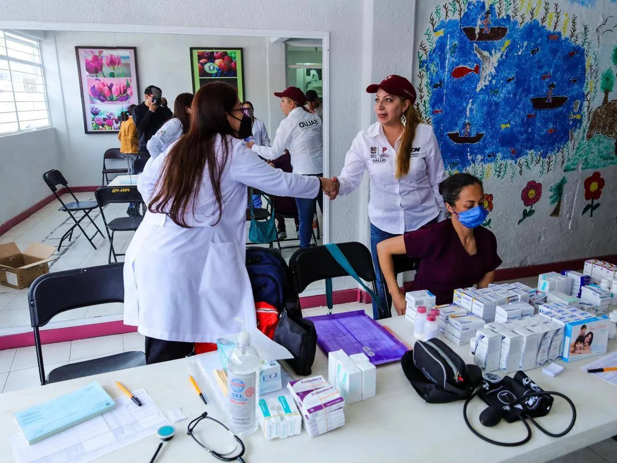 Delfina Gómez envía atención médica a Ocoyoacac, tras afectaciones por lluvias