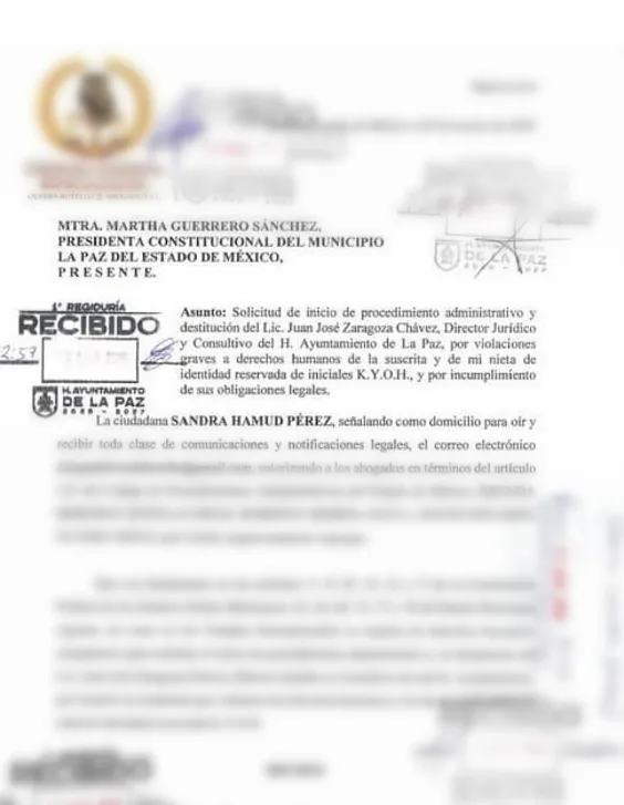 Exigen destitución del Director Jurídico de La Paz por bloquear apoyo a hija de víctima de policías