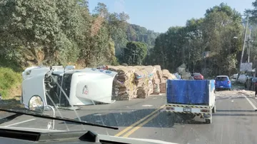 Reportan fuerte accidente en la carretera Toluca-Naucalpan