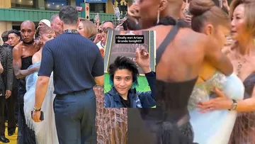 [VIDEO] Ariana Grande es atacada por un acosador en la premiere de Wicked