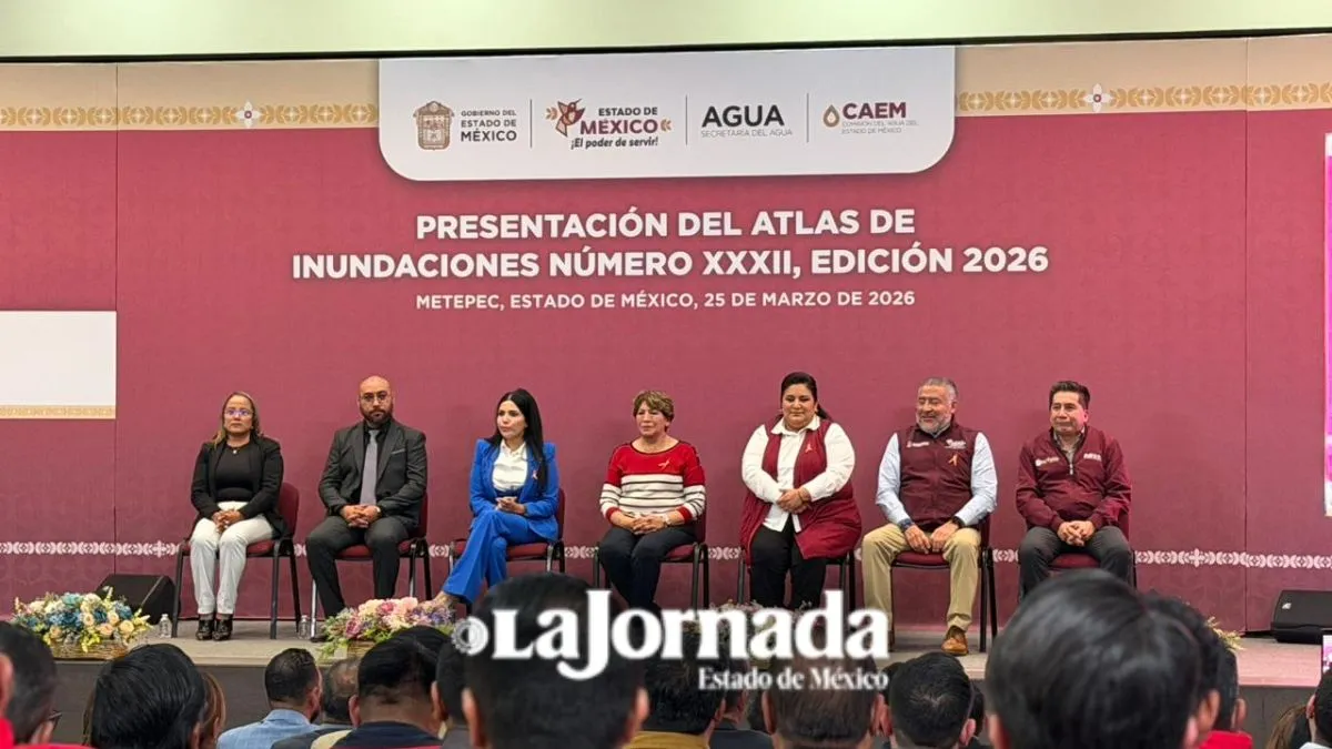 Presentan Atlas de Inundaciones; advierten que el 17% del territorio del Edomex es susceptible a afectaciones