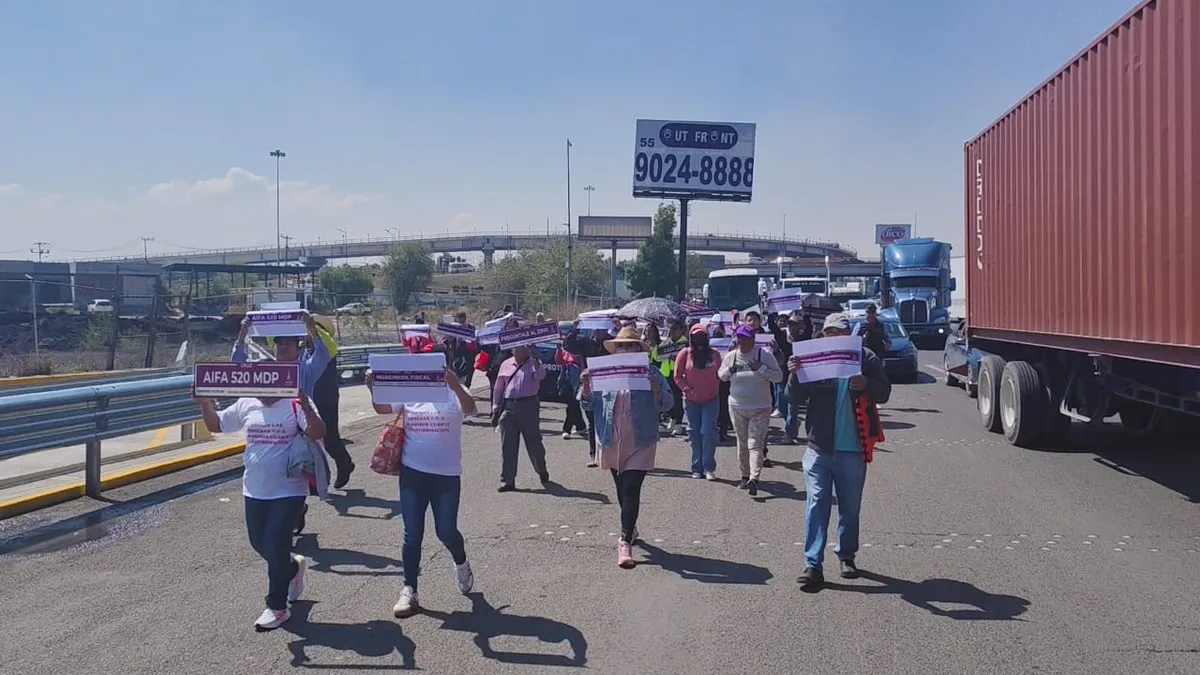 Vecinos de Fimesa toman caseta de Tepotzotlán: exigen justicia y castigo a funcionarios corruptos [VIDEO]