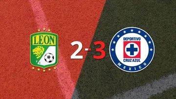 La ventaja del partido de ida fue para Cruz Azul