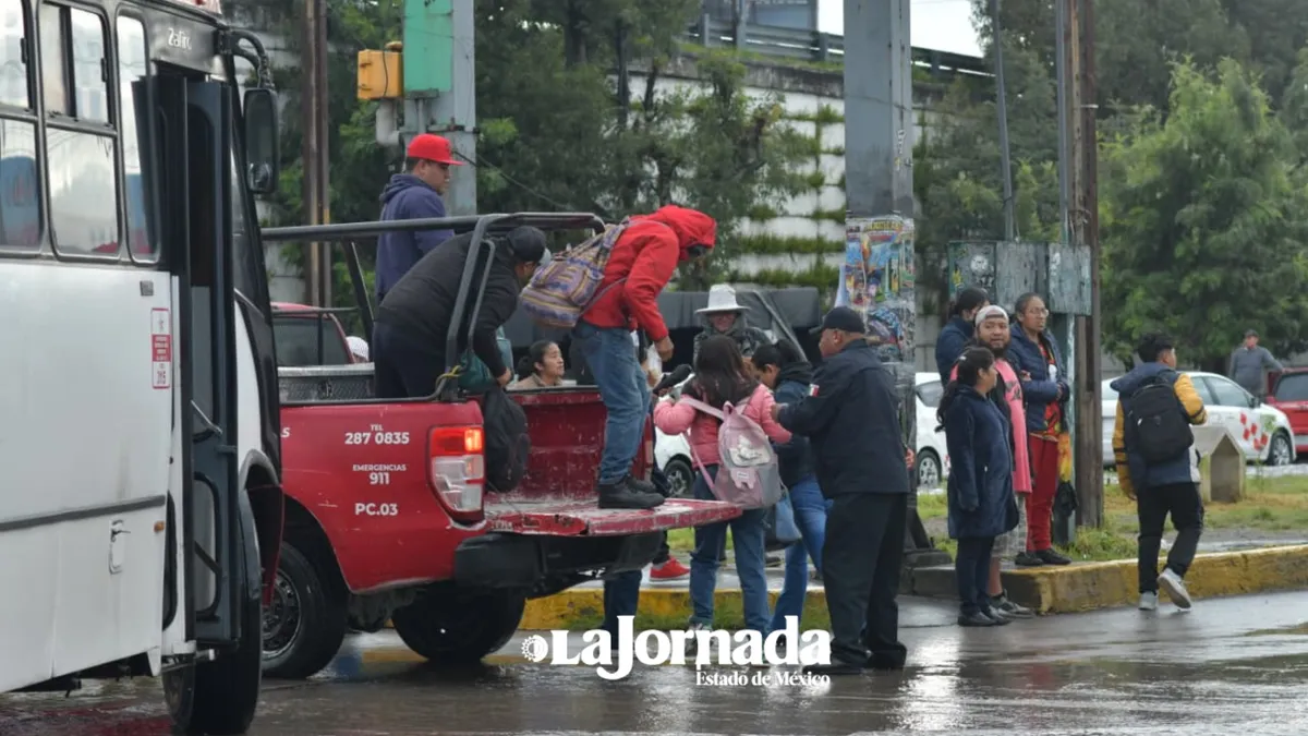 San Mateo Atenco atiende oportunamente contingencia por lluvia intensa