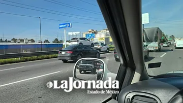 Accidentes en la México-Toluca paralizan la circulación