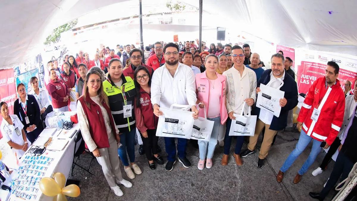 Naucalpan realiza jornada comunitaria de la salud en Loma Colorada