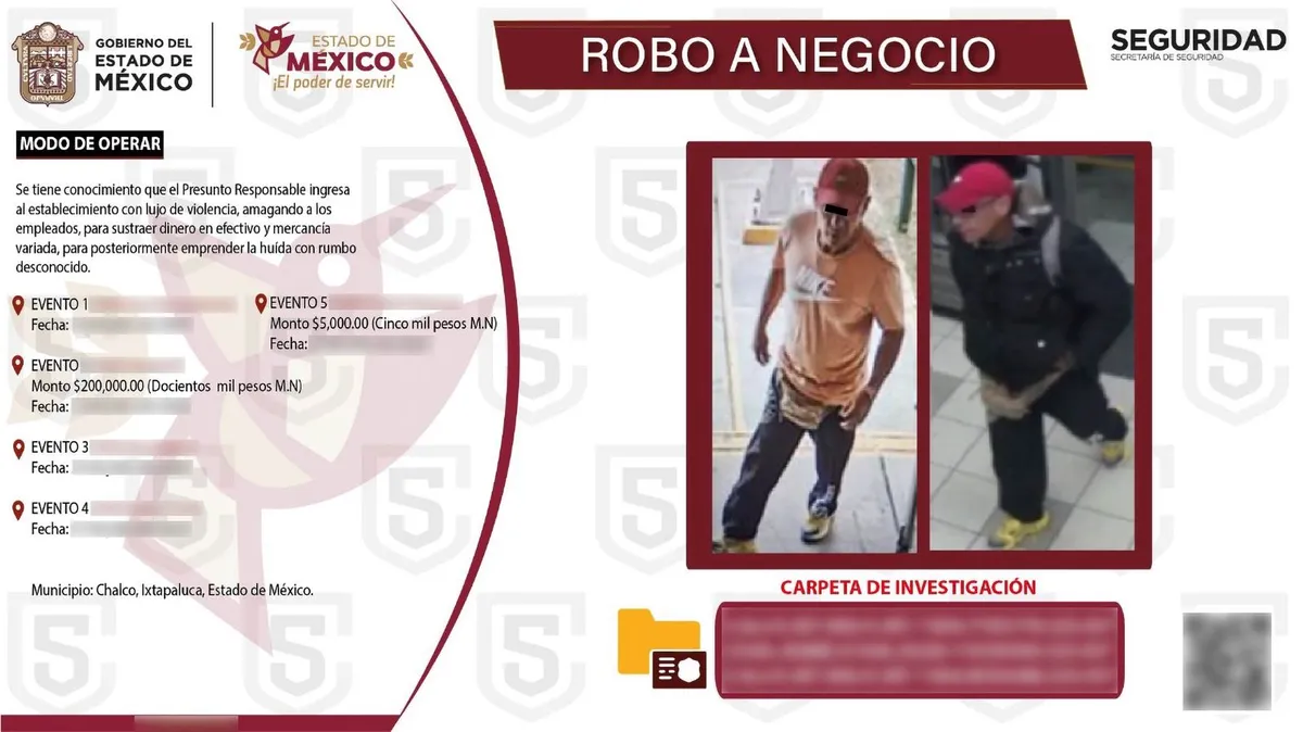 Detienen en Ixtapaluca a presunto responsable de múltiples robos a tiendas de conveniencia