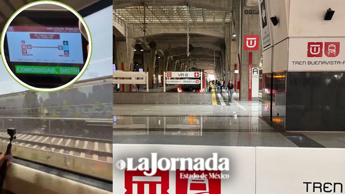 Tren Suburbano hacia el AIFA; así se ve el recorrido inaugural