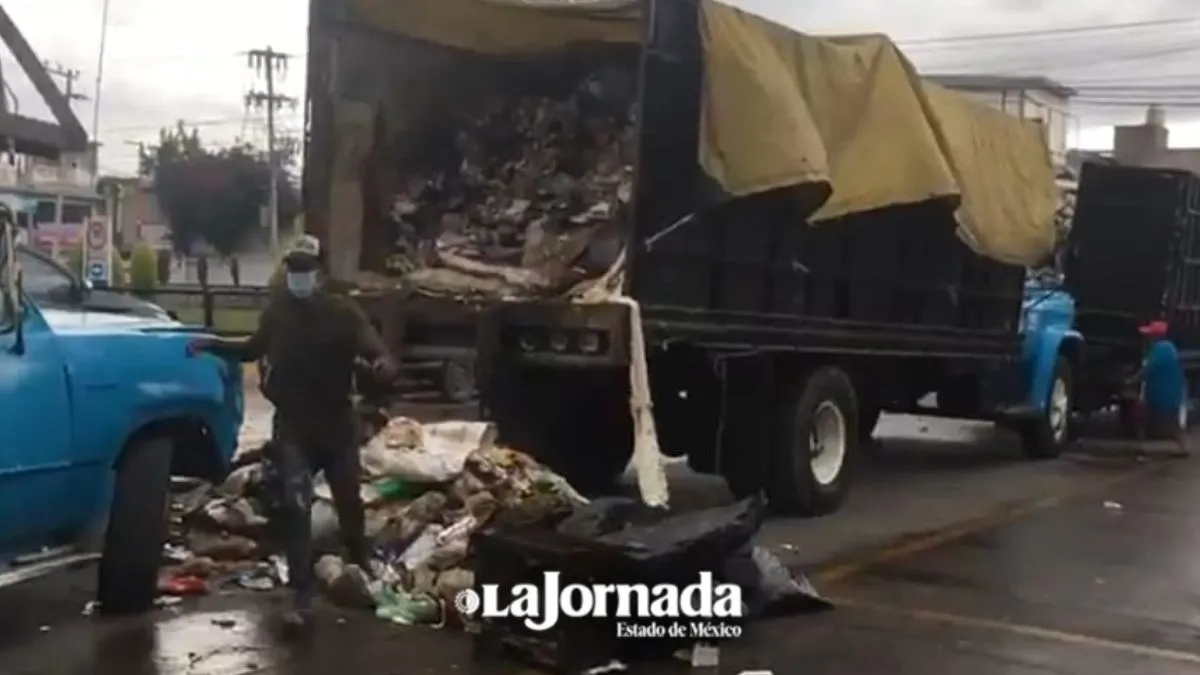 Recolectores de basura reciben amenazan en Chimalhuacán