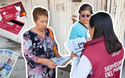 Servidores del Pueblo realizan actualización de datos de Mujeres con Bienestar Edomex este viernes 23 de abril en CEDIS y hogares.