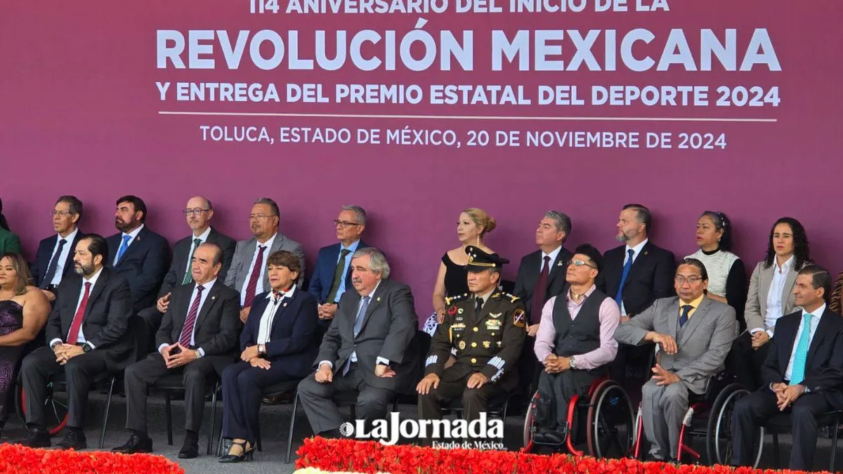 Conmemoran el 114 aniversario de la Revolución Mexicana