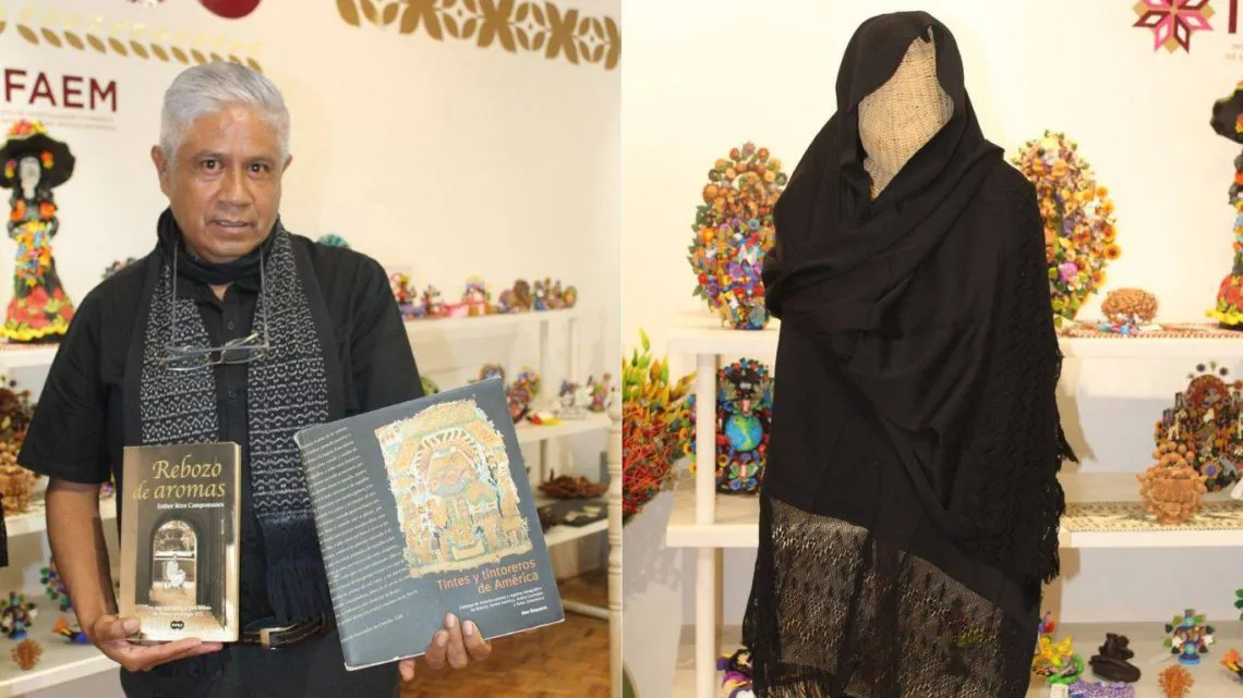 Tenancingo: “Luto de aroma”, el rebozo negro de tradición mexiquense