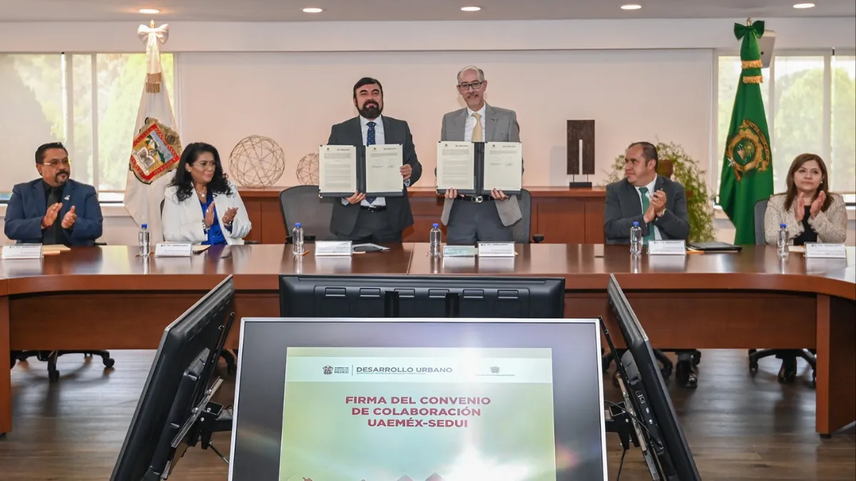 La Secretaría de Desarrollo Urbano y la UAEMEX impulsan a los futuros urbanistas de la entidad