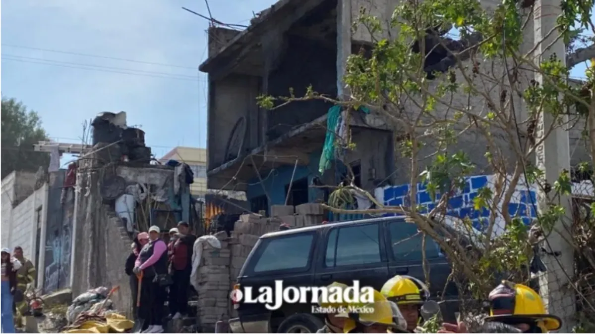 Explosión en Chimalhuacán deja tres personas fallecidas, hasta ahora.