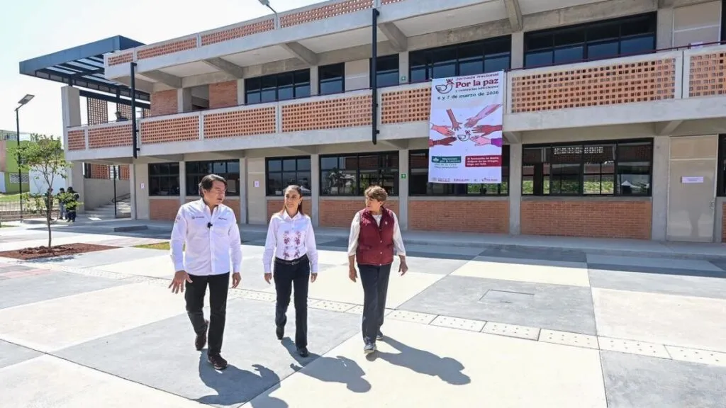 Con Plan Oriente, gobiernos de Claudia y Delfina concluyen construcción de seis bachilleratos