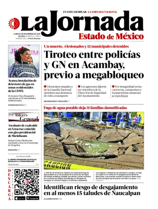 La Jornada Edomex | 24 de noviembre de 2025
