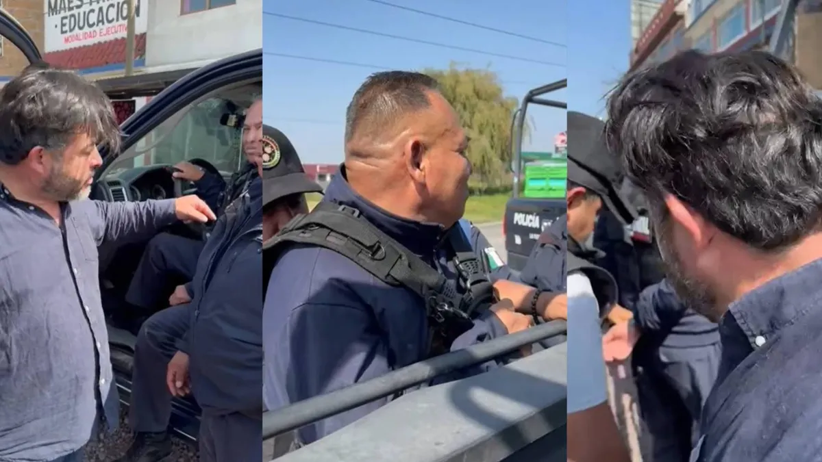 [VIDEO] Denuncian a oficial en vacaciones que detiene a operadores de transporte público