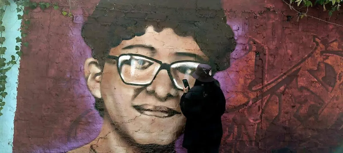 Pintan mural para exigir la localización de Jeshua Cisneros en Cuautitlán Izcalli