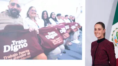 Módulo de las Farmacias del Bienestar en Edomex, donde adultos mayores reciben medicamentos sin filas.