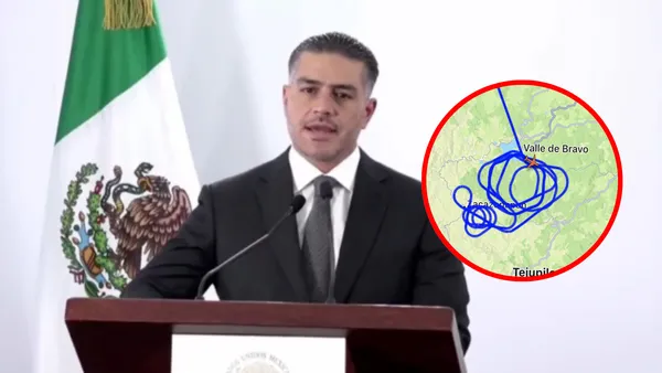 “No es un avión militar”: Harfuch explica por qué un dron de EU voló sobre el Estado de México.
