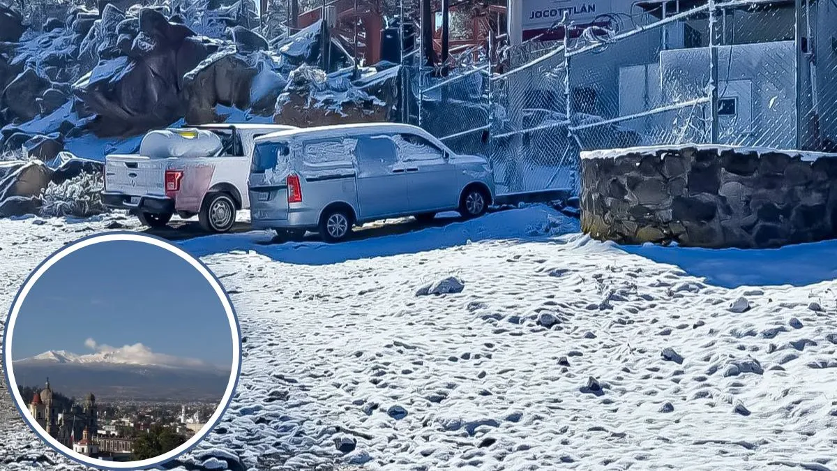 ¿Nieve en primavera en Edomex? Cerro de Xoco y Nevado de Toluca se visten de blanco hoy 31 de marzo