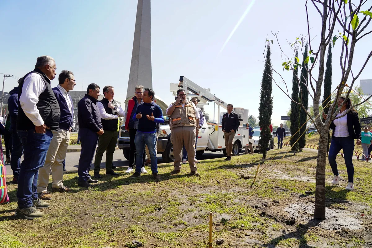 Tlalnepantla inicia trabajos de rehabilitación del parque obelisco