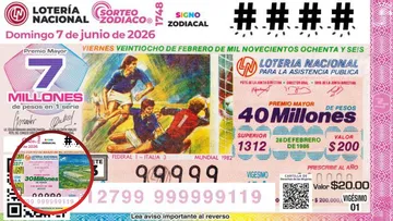 Mundial de futbol 2026 llega a la Lotería Nacional con billetes conmemorativos