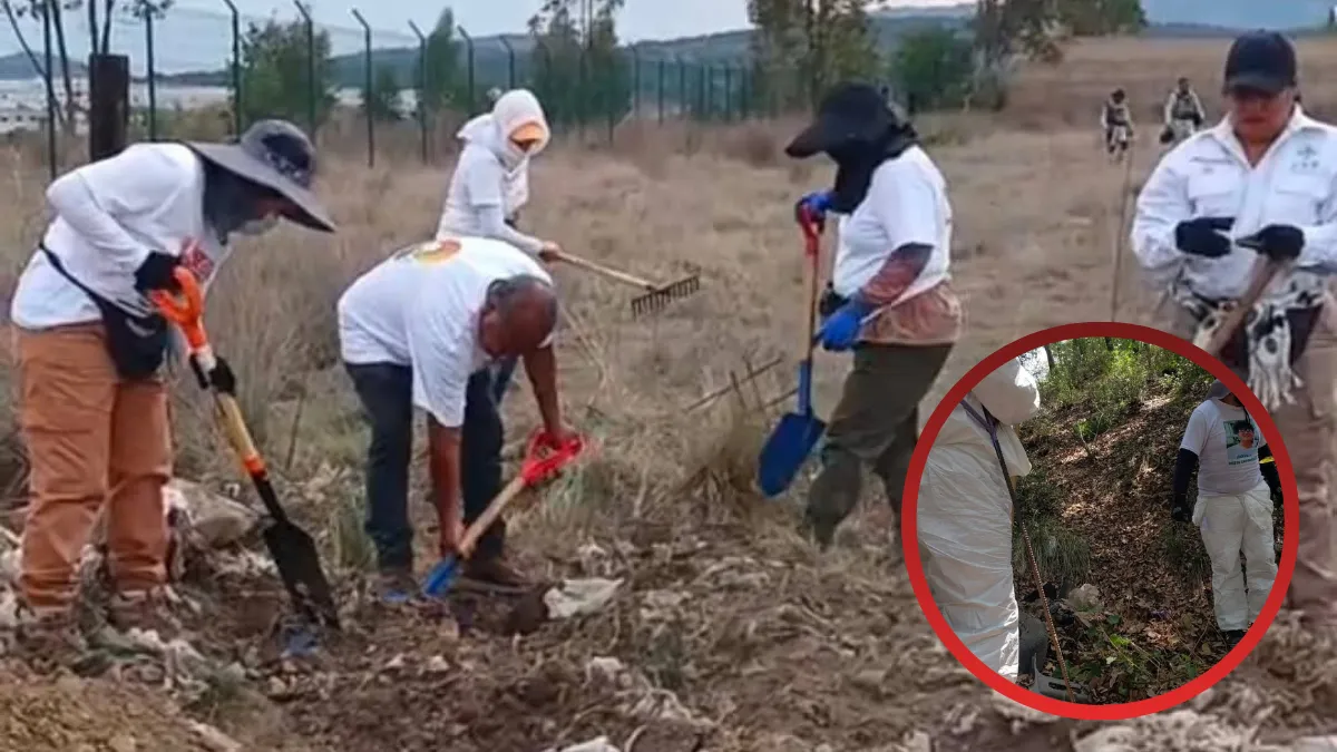 Colectivo de Lirios Buscadores halla restos humanos en diferentes municipios del Edomex