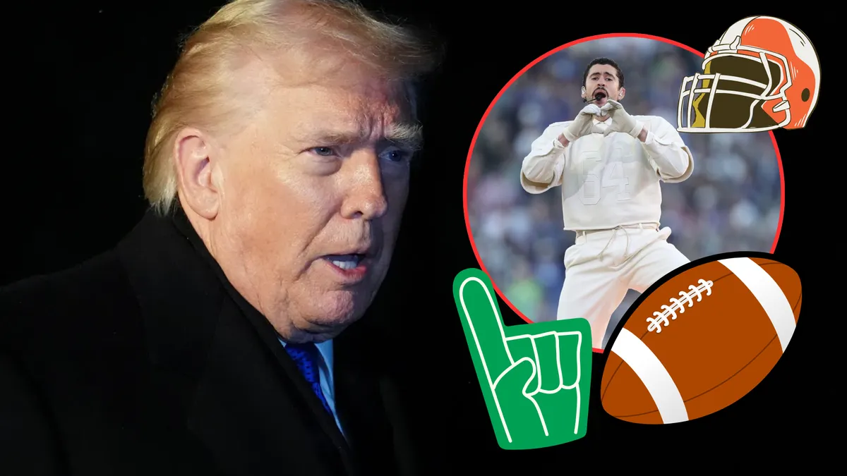Donald Trump califica como “terrible” el show de medio tiempo del Super Bowl