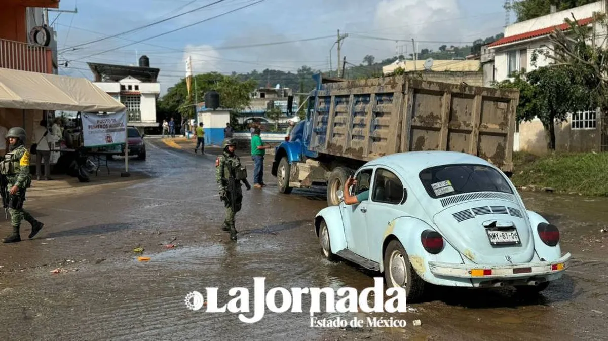 Tejupilco: Arrastra damnificados efectos del desbordamiento del río