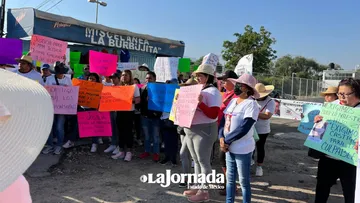 Video: Protestan en Molino de Flores por desaparición de maestra e hijo; hay dos detenidos
