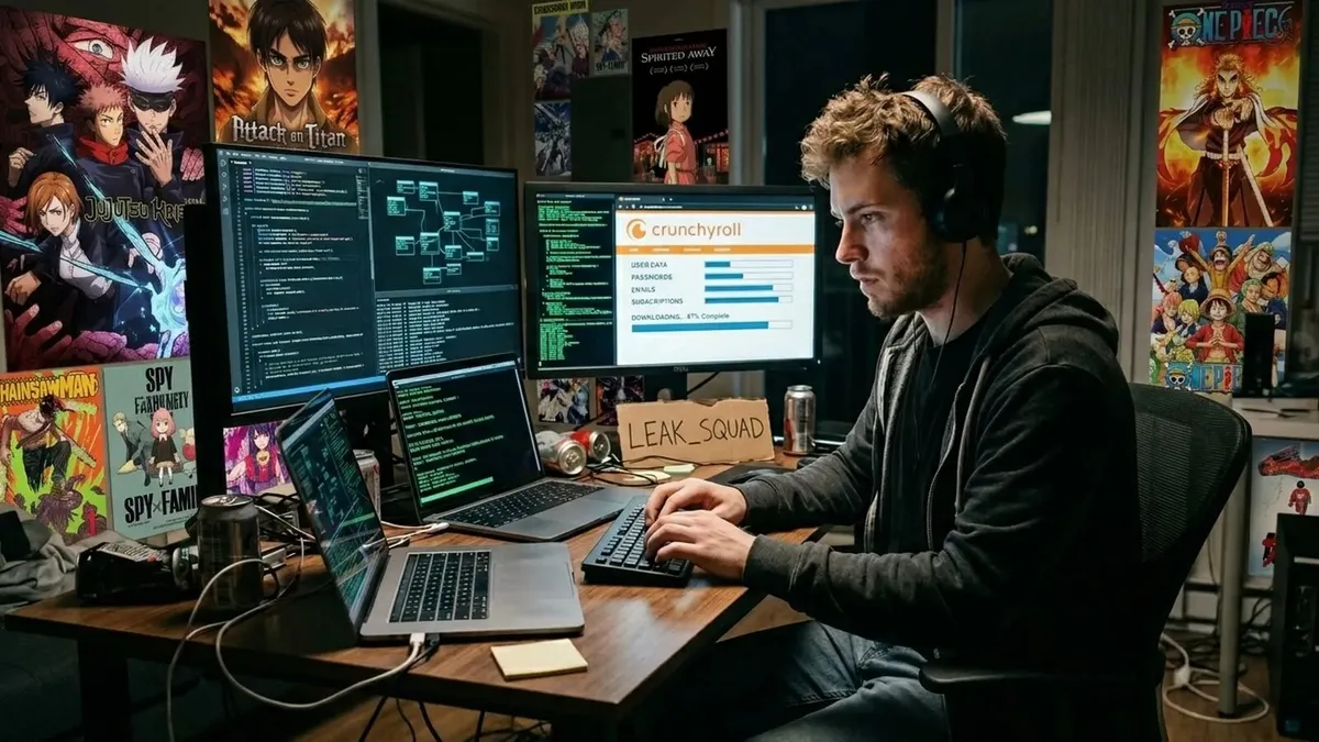 Investigan posible hackeo a Crunchyroll y alertan por filtración de datos