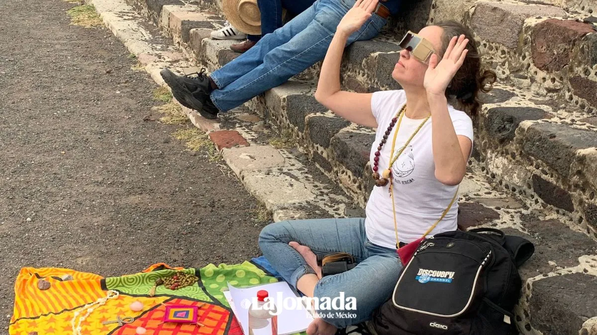 Teotihuacán: Así se vivió el Eclipse Solar anular desde las pirámides