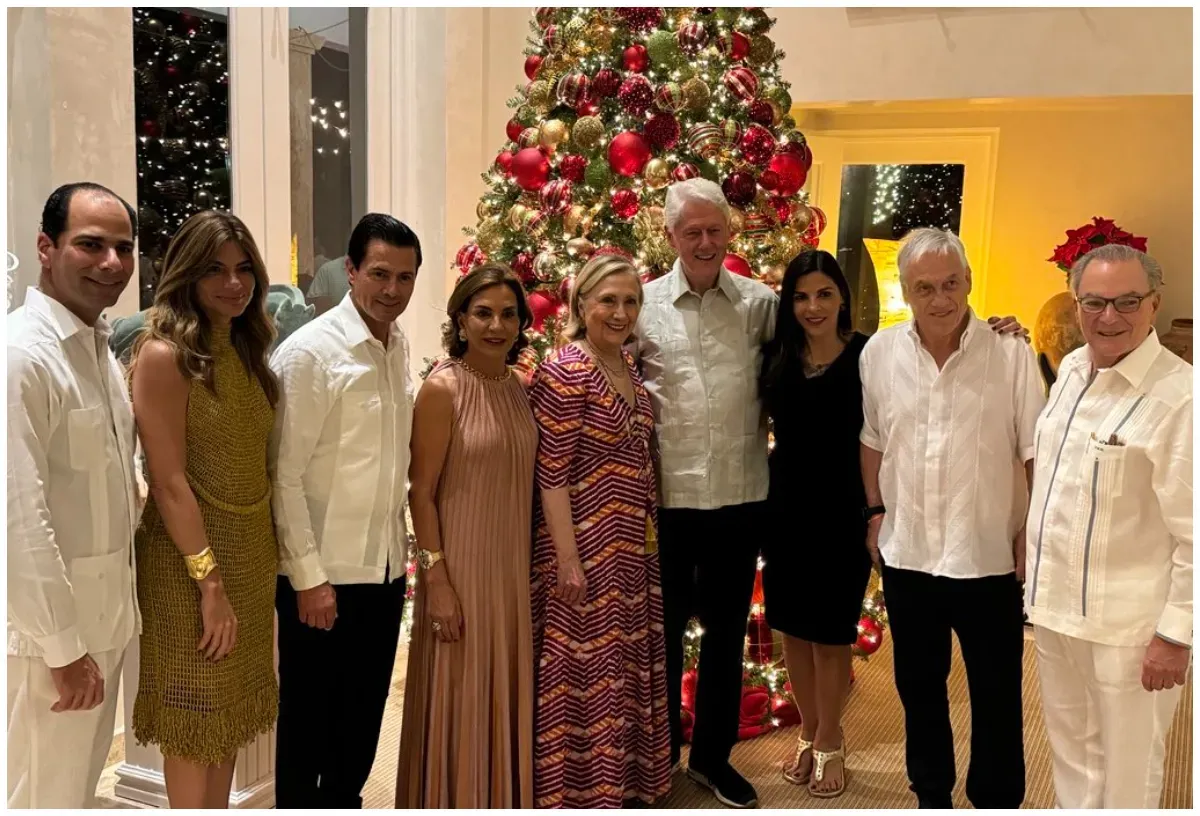 Enrique Peña Nieto fue visto vacacionando con exmandatarios de Estados Unidos en Punta Cana