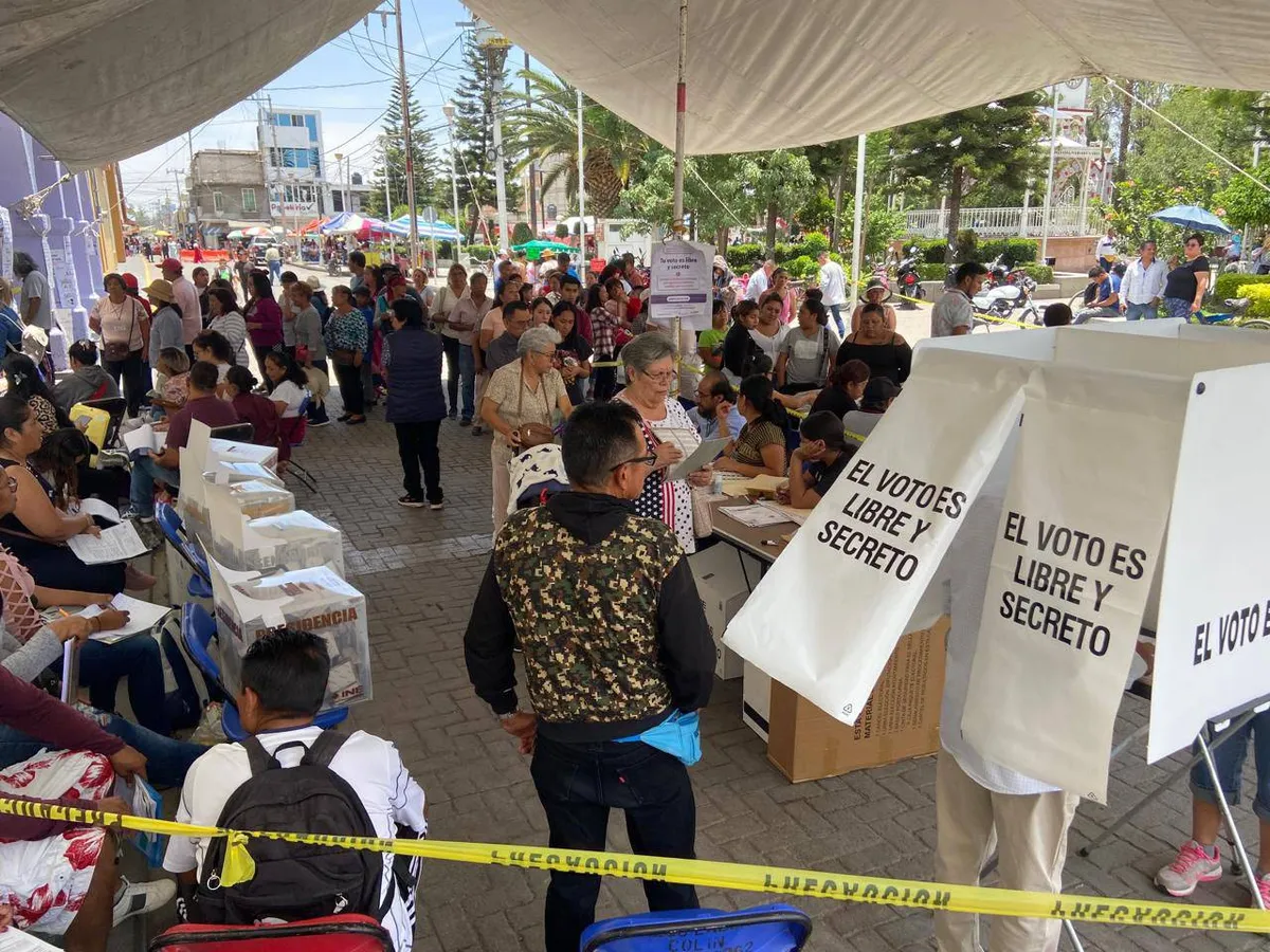 San Salvador Atenco: Reportan alta afluencia en casillas