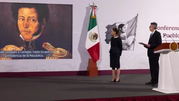 Conmemoran en Palacio Nacional el Aniversario luctuoso de Vicente Guerrero este 14 de febrero.