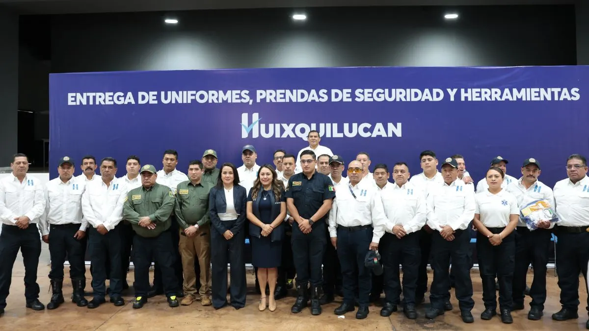 Huixquilucan entrega uniformes y equipamiento para fortalecer seguridad e identidad de servidores públicos