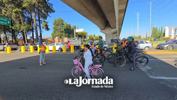 Mexivia Recreativa reúne a ciclistas en Valle de Toluca