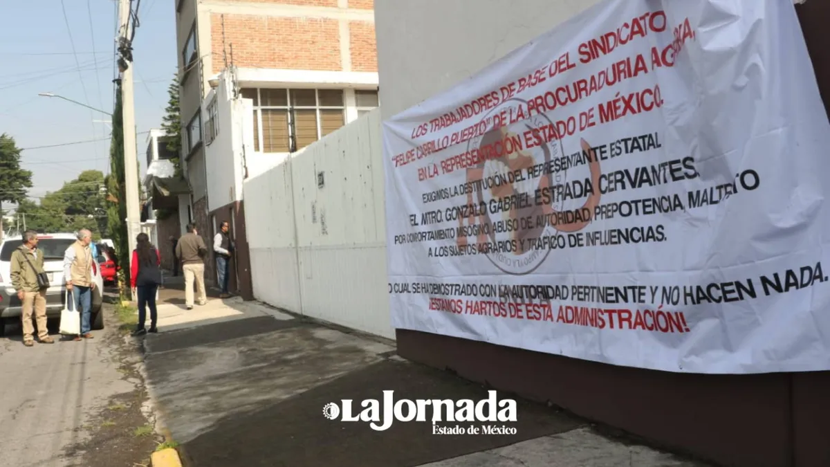 Trabajadores de la Procuraduría Agraria inician huelga ante acoso laboral