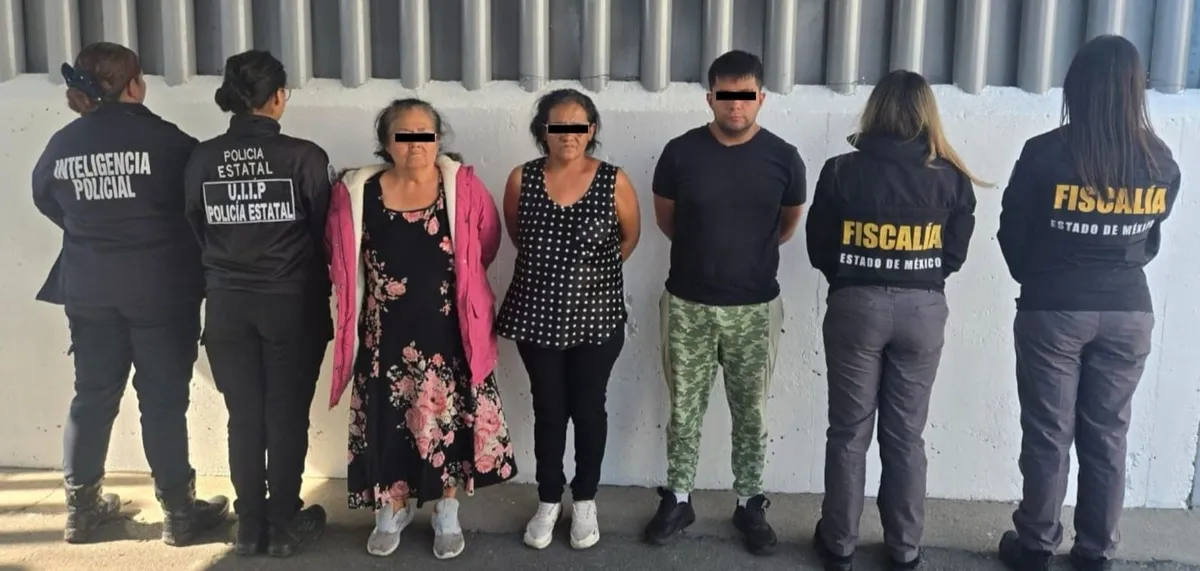 Dictan prisión preventiva a Carlota “N” y sus dos hijos