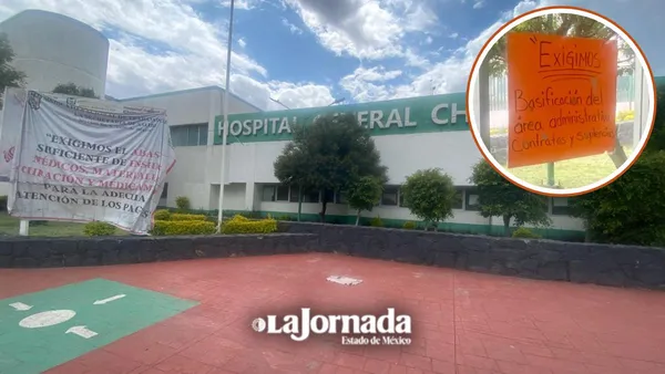 Personal de salud en hospital de Chimalhuacán trabaja "bajo protesta"